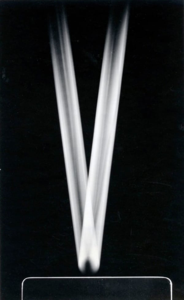 Berenice Abbott, Time exposure of a bouncing ball, 1958-61