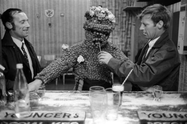 Homer Sykes, Burry Man, South Queensferry, Lothian, Scotland, 1971