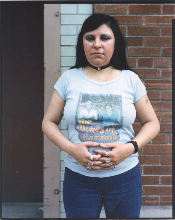 Bruce Wrighton, Woman with Dukes of Hazzard tee, Binghamton, NY, 1987
