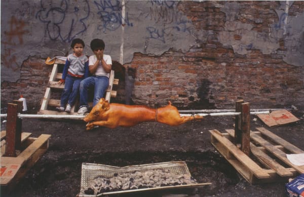 Arlene Gottfried Summer Afternoon Cibachrome, tirage d'époque réalisé par David Gray Dim. papier: 28 x 35,5 cm