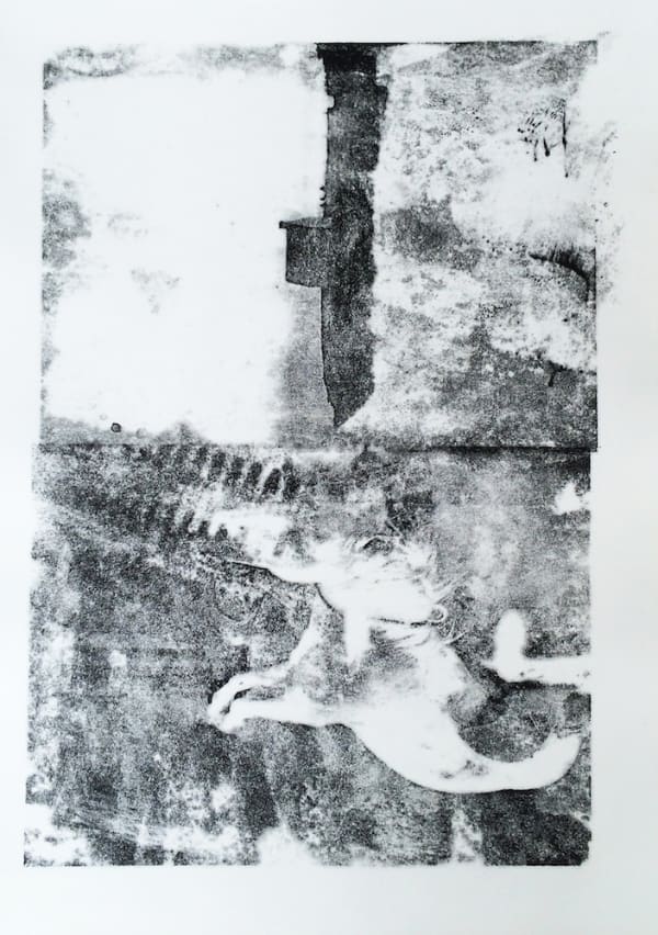 Édouard Prulhière Desafinado I Lithographie par décalque de photographies 45 x 32 cm
