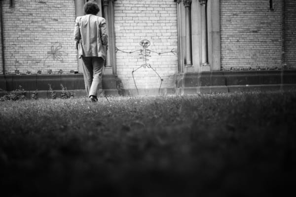 Denis Roche, Autoportrait, Sainte-Cécile, Cologne, Allemagne, 11 juin 1985