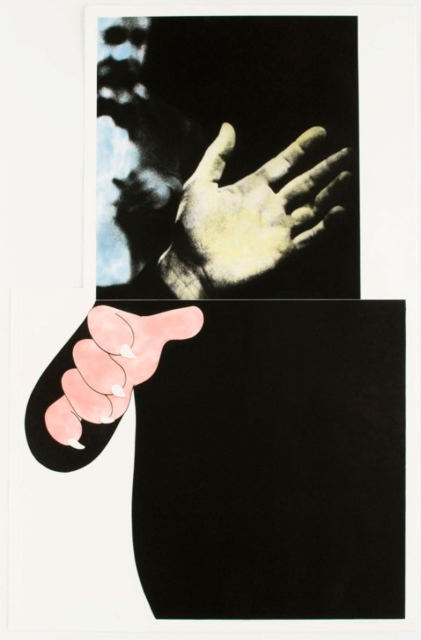 John Baldessari, Two Hands (with Distant Figure), 1989