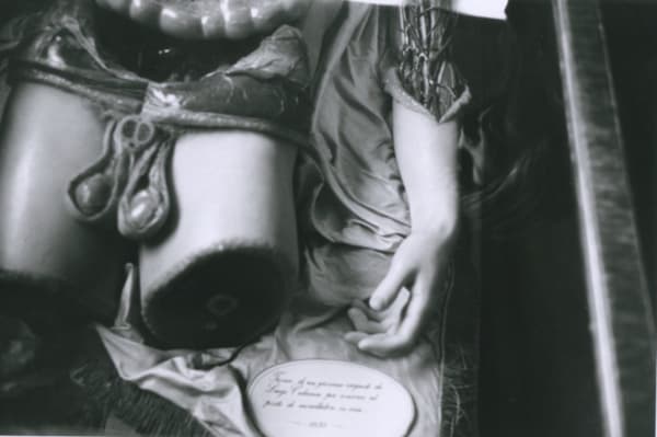 Hervé Guibert La Specola, Florence Tirage gélatino-argentique d'époque 12 x 18 cm Dim. papier: 18 x 24 cm