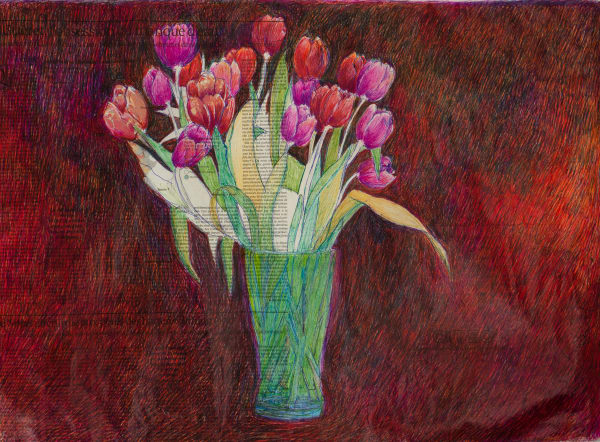 Paul Pouvreau, Tulipes N°2, 2020-21