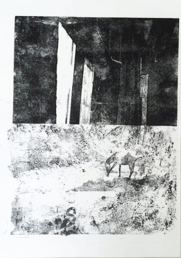 Édouard Prulhière Desafinado II Lithographie par décalque de photographies 45 x 32 cm