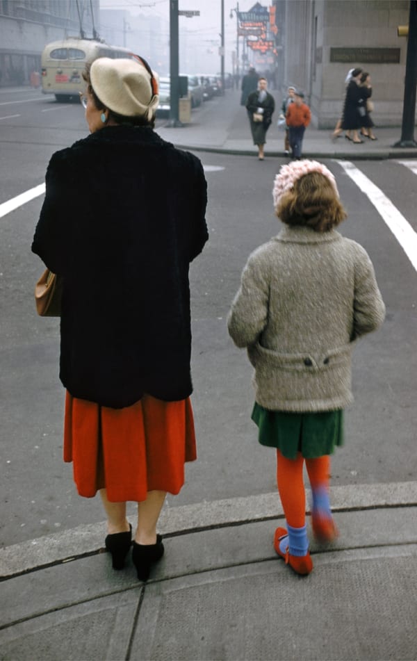 Fred Herzog Hastings & Seymour Tirage pigmentaire sur papier archive 46 x 30,5 cm Dim. papier: 50,5 x 35,5 cm