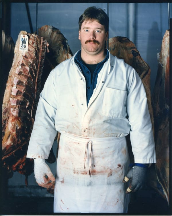 Bruce Wrighton, Butcher, Upstate New York, 1987