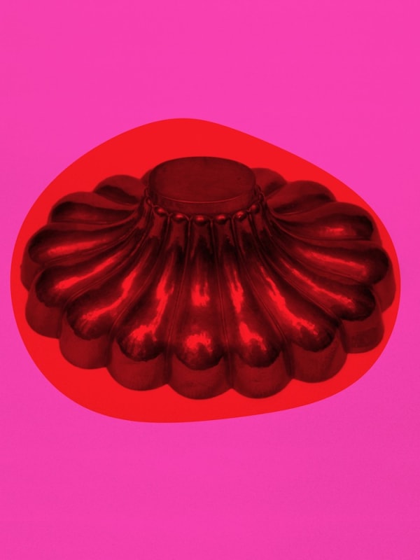 Elizabeth Lennard, Flower Mold, Red, 2010