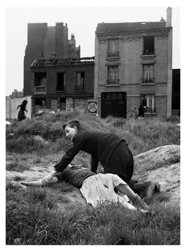 Sabine Weiss L'audace Tirage gélatino-argentique postérieur 22,3 x 30 cm Dim. papier: 30 x 40 cm