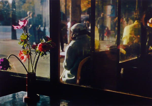 Ernst Haas Paris café Tirage Dye Transfer d'époque Dim. papier: 40,5 x 50,5 cm