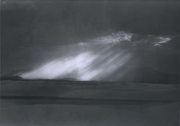 Ernst Haas White Sands, New Mexico Tirage gélatino-argentique d'époque Dim. papier: 25 x 21 cm