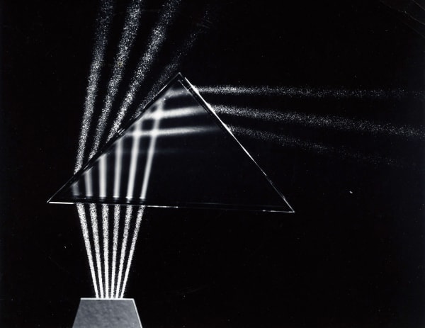 Berenice Abbott, Light through prism, Cambridge, Massachussetts, 1958-61