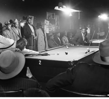 Wayne F. Miller, Afternoon game at table, 1946-1948