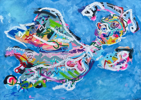 Flying Angel, 2024 50 x 70 cm 19.7 x 27.6 inch