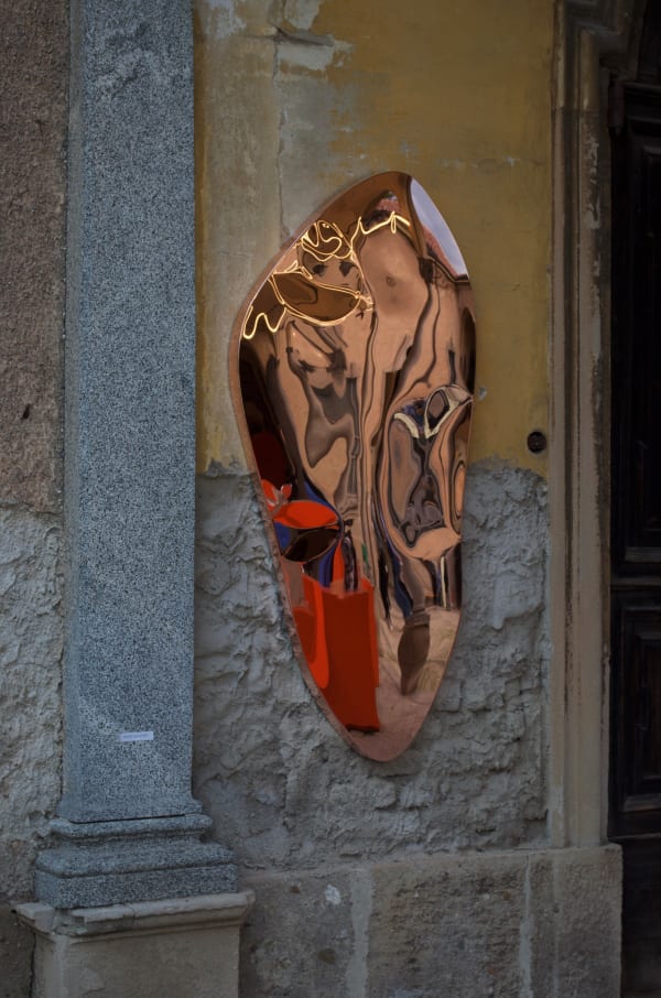 Copper wall piece