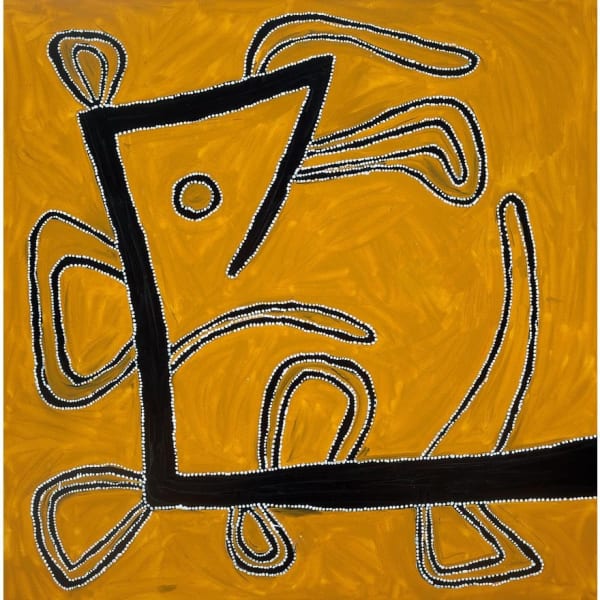 Rover Thomas Joolama, Cyclone Tracy - Willy Willy, 1995