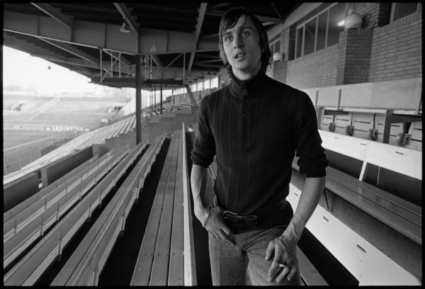 Johan Cruijff in Stadium
