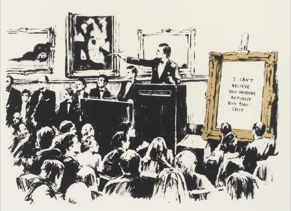 Banksy, Morons (LA Edition), 2006