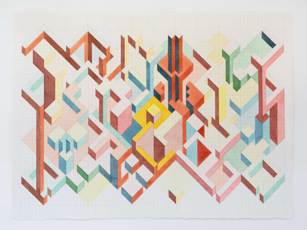 Stillness Between Columns (Courts V), 2020