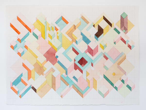 A Fold in the Afternoon (Courts III), 2020