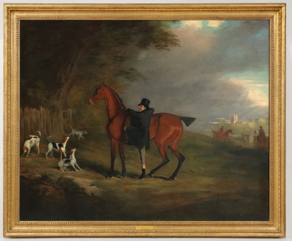John Ferneley Senior, The Rev. Loraine Loraine-Smith (1784-1857) mounting his hunter, c1807