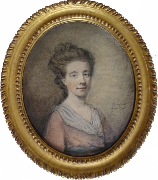 Hugh Douglas Hamilton, Portrait of a young lady, 1778