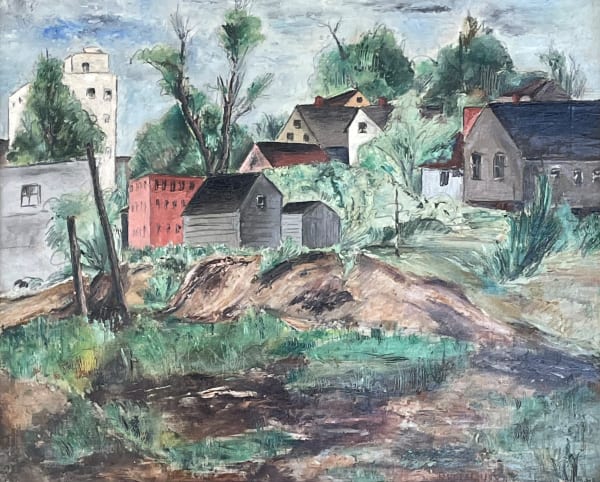 Bumpei Usui, Backyard, Staten Island, 1933