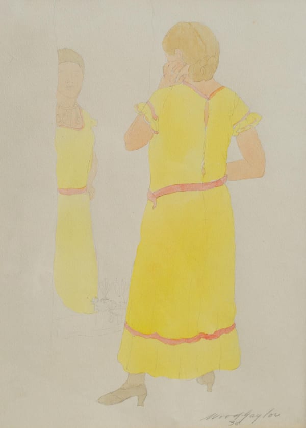 Wood Gaylor, Woman in Mirror, 1930