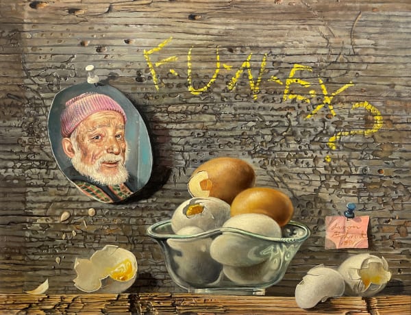 Aaron Bohrod, The Egg and I, 1991