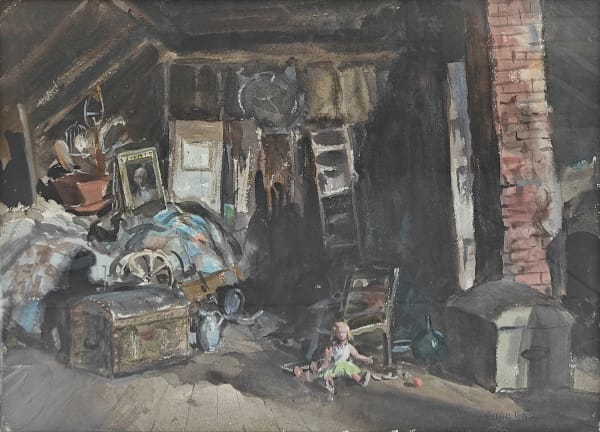 John Whorf, Garret Land, 1945