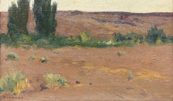 Eanger Irving Couse, Trees in a Landscape, Washington, circa 1900