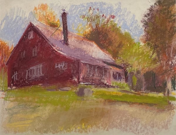 Wolf Kahn, MacArthur House in Marlboro, Vermont, 1999