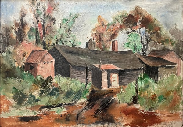 Bumpei Usui, Shanties in the Bronx, 1933