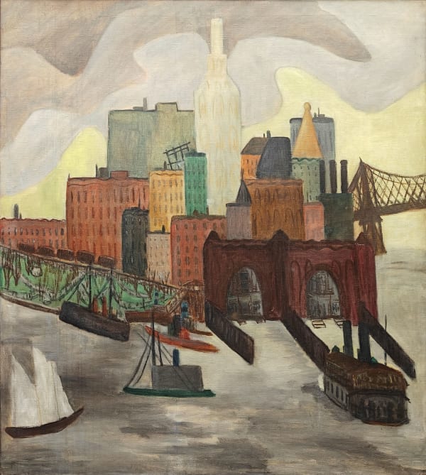 Adelaide Lawson Gaylor, New York Skyline, circa 1925