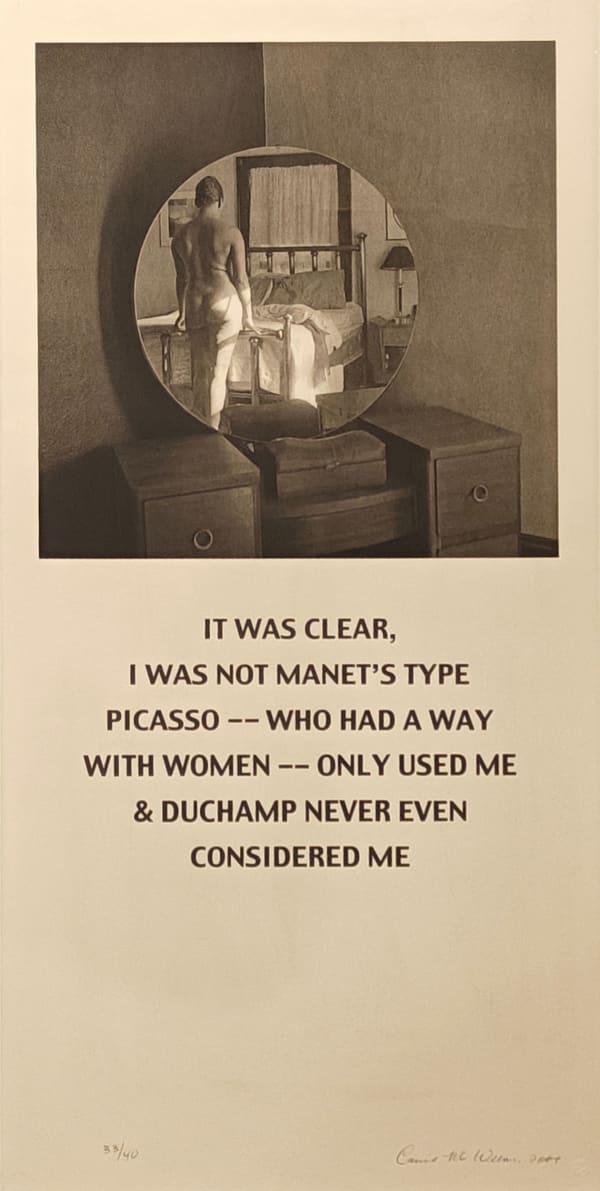 Carrie Mae Weems, Not Manet's Type, 2001