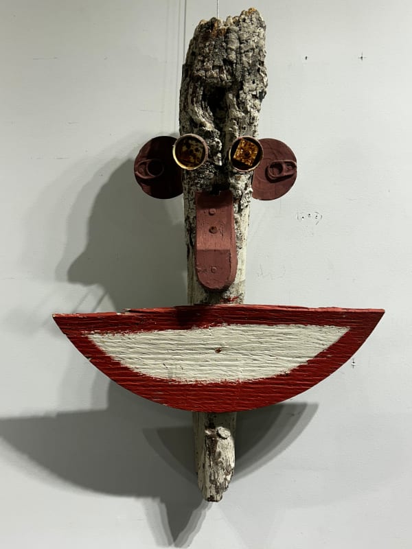 Lonnie Holley, Untitled - Face , circa 1989