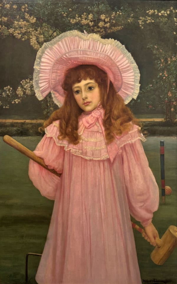 Herbert Gustave Schmalz, Anyone for Croquet, circa 1898