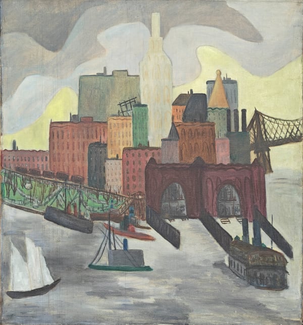Adelaide Lawson Gaylor, New York Skyline, circa 1925