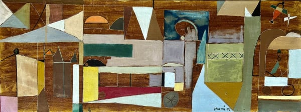 Hananiah Harari, Abstract Street (Untitled), 1939