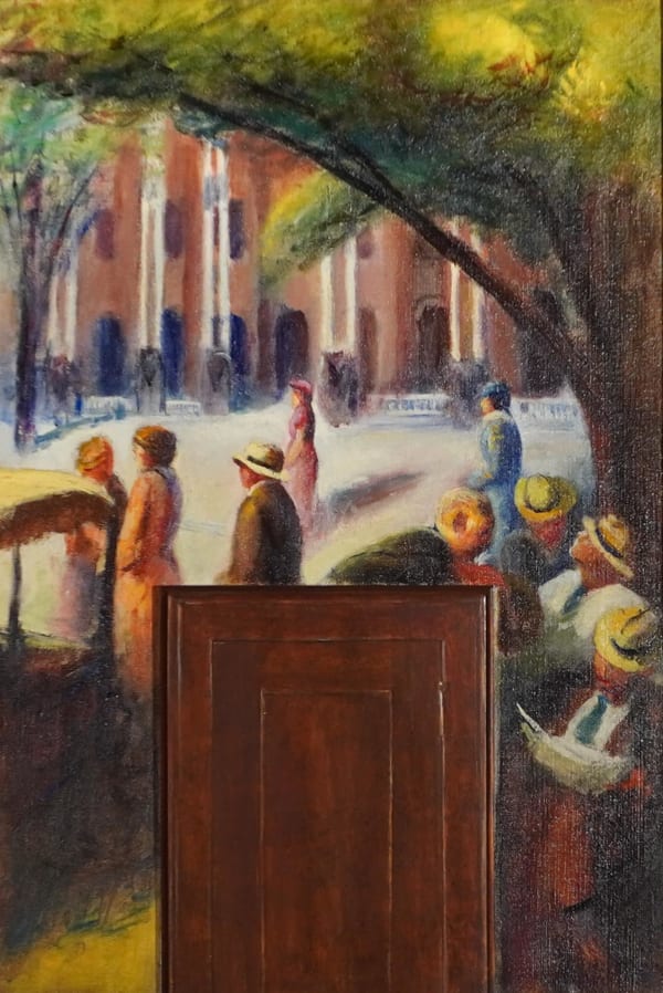 Guy Pene du Bois, Study for Saratoga in the Racing Season, 1936