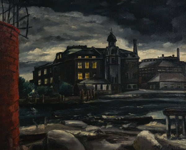 George Picken, The Octagon at Blackwell's Island (Roosevelt Island, New York City) , 1928
