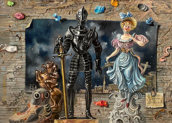 Aaron Bohrod, Darknight, 1990