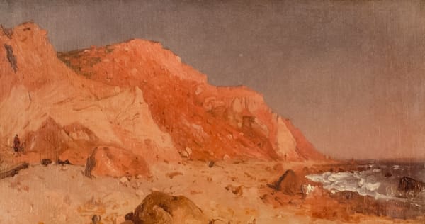 Sanford Robinson Gifford, A Sketch of Clay Bluffs on No Man’s Land, South of Martha's Vineyard, 1877