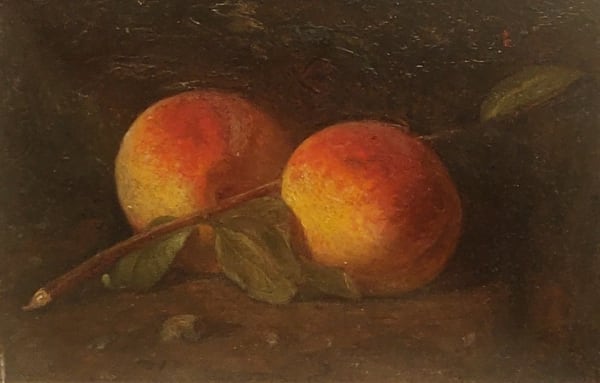 William Rickarby Miller, Still Life of Peaches, 1867
