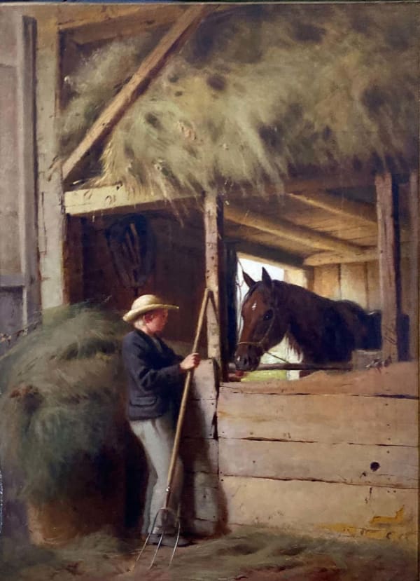 William Hart, Interior of a Stable