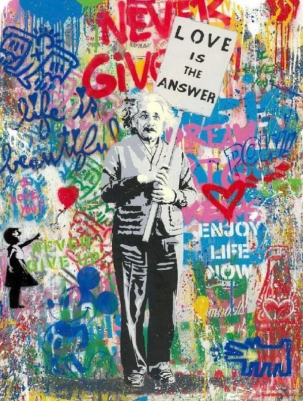 Mr Brainwash - Einstein, 2020
