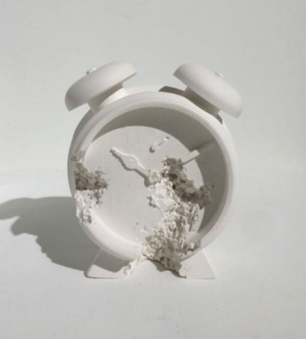 Daniel Arsham, Future Relic 03-Alarm Clock, 2015