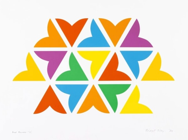 Bridget Riley, And Across, 2024