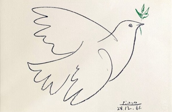 Pablo Picasso, Colombe Bleue, 1999